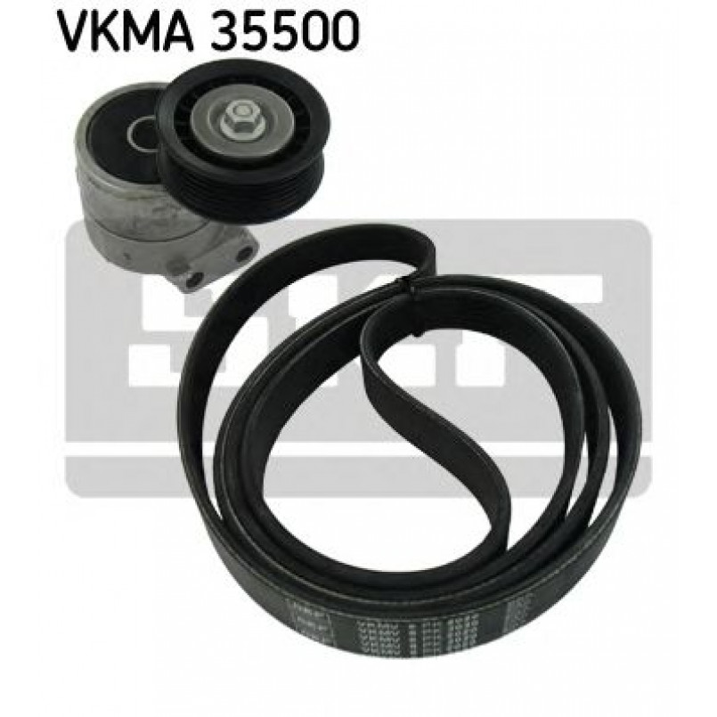 VKMA 35500 SKF Комплект доріжкового ремня (ролик, ремінь)